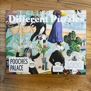 Different Puzzles Pooches Palace 1000 piece Puzzle  *New in box